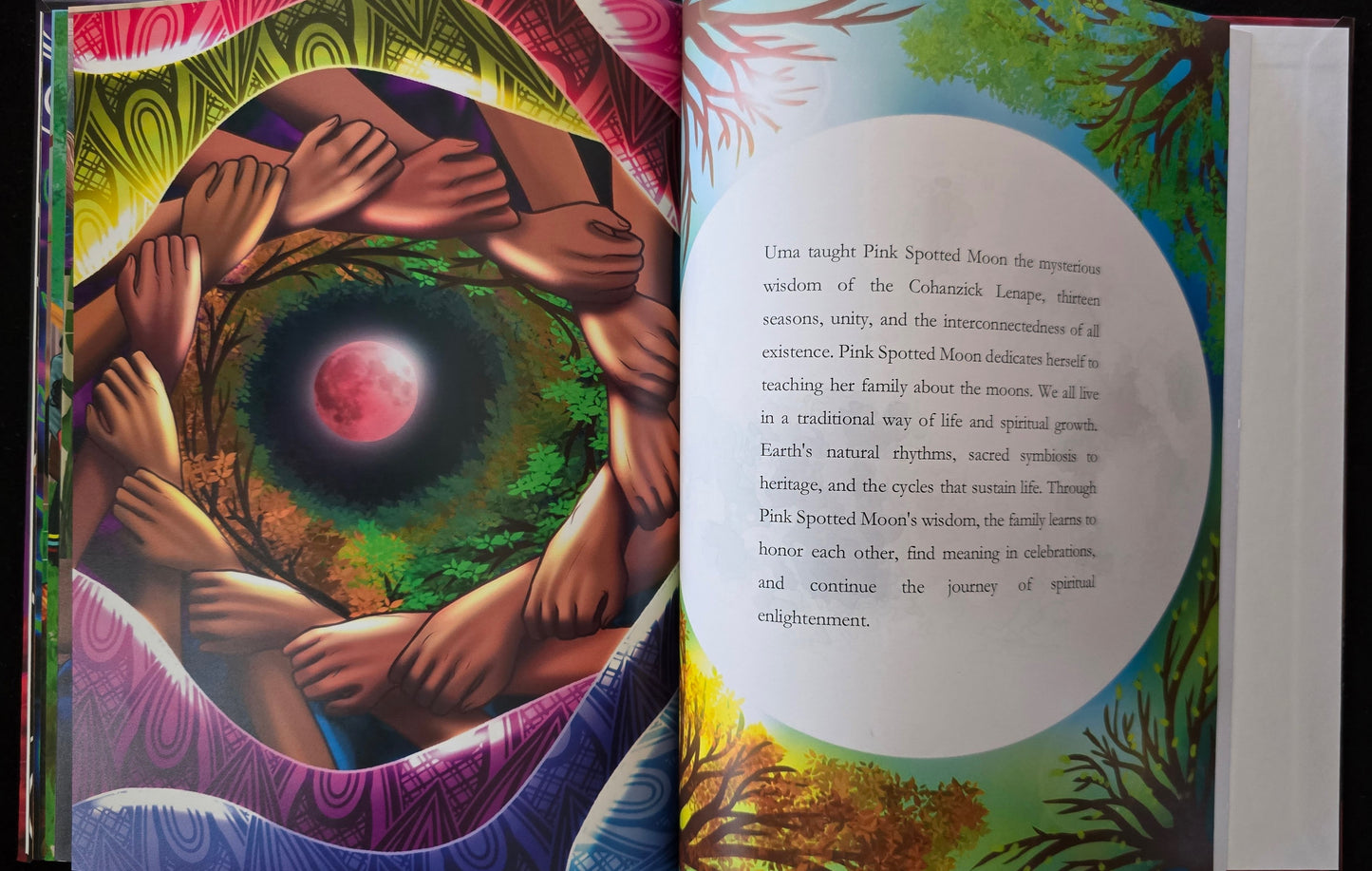 Mysteries of Pink Spotted Moon; A Cohanzick Lenape Tale - Spine Words