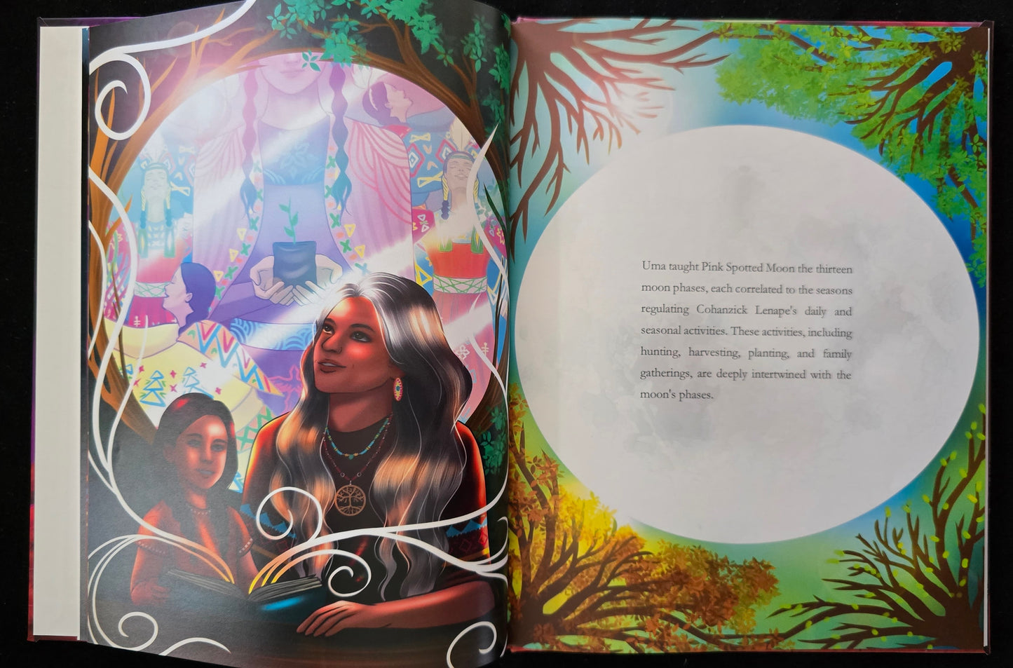 Mysteries of Pink Spotted Moon; A Cohanzick Lenape Tale - Spine Words