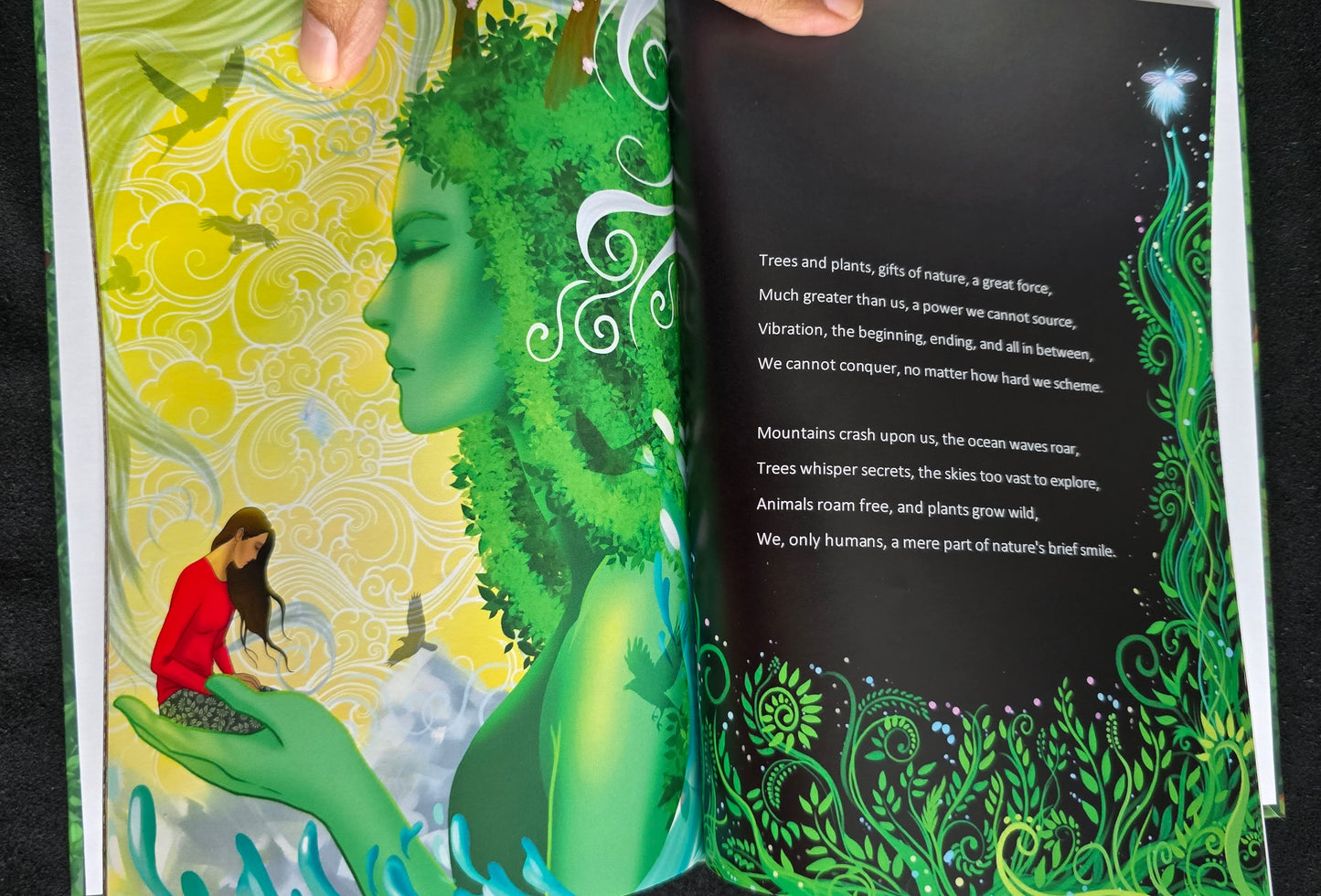 The Whispering Vibrations of Nature, A Poem - Spine Words