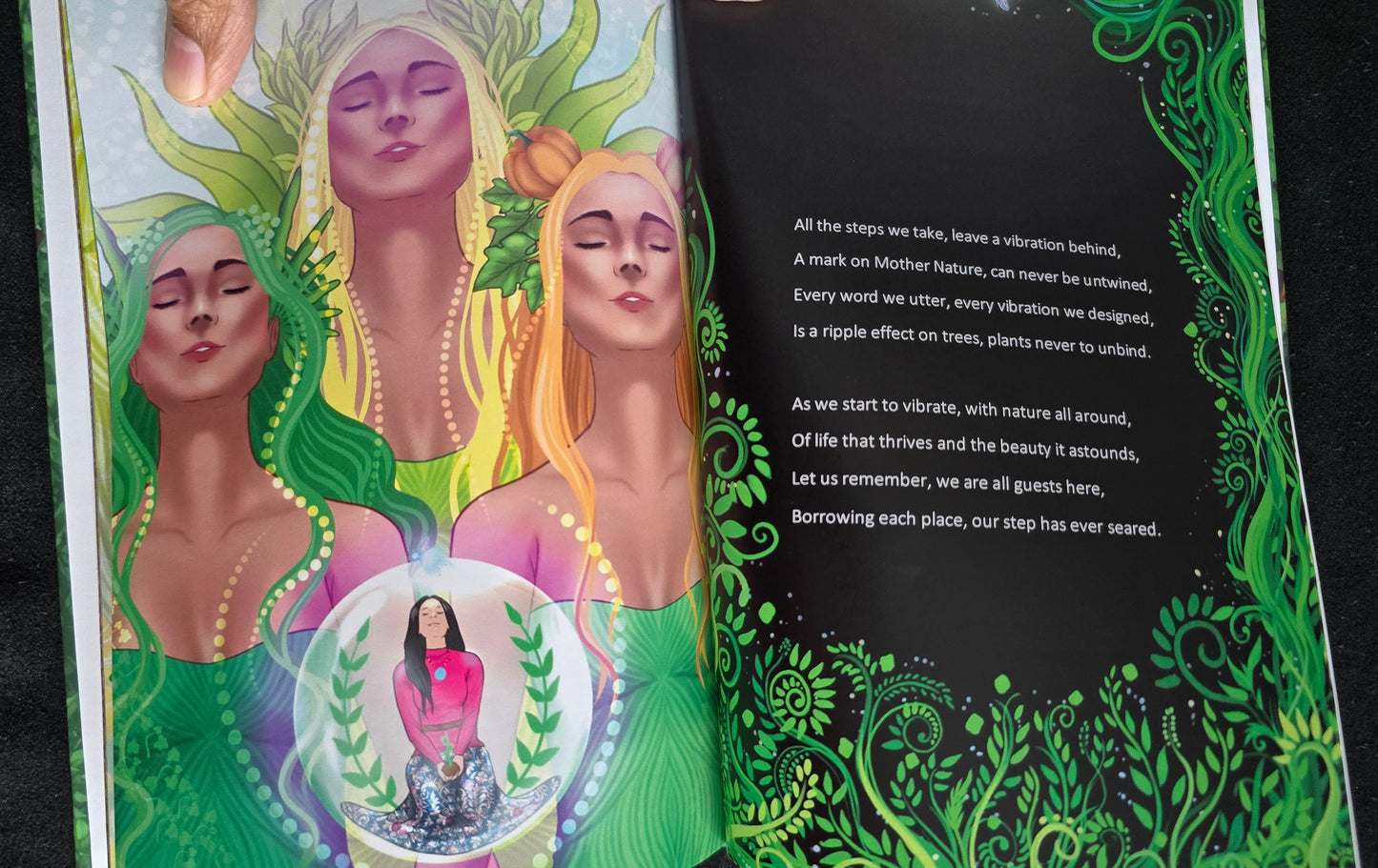 The Whispering Vibrations of Nature, A Poem - Spine Words