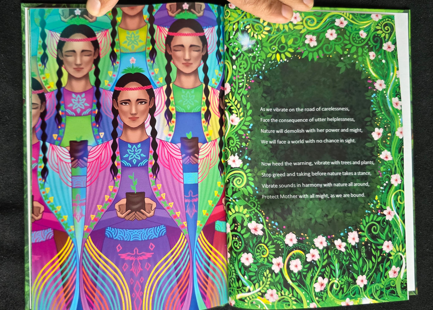 The Whispering Vibrations of Nature, A Poem - Spine Words